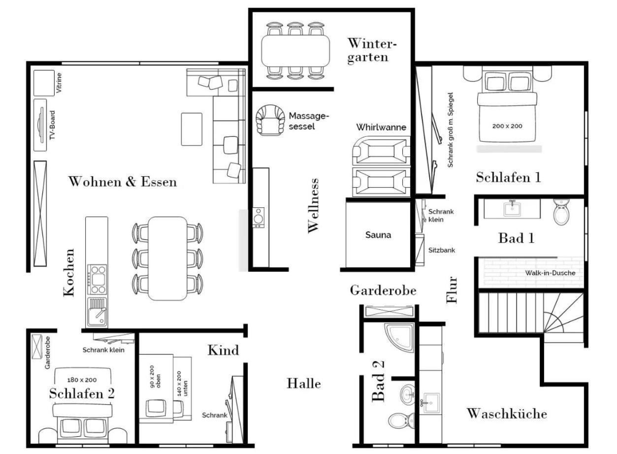 Landhaus Villa Suederhafen - Kleiner Luxus Nordstrand Εξωτερικό φωτογραφία